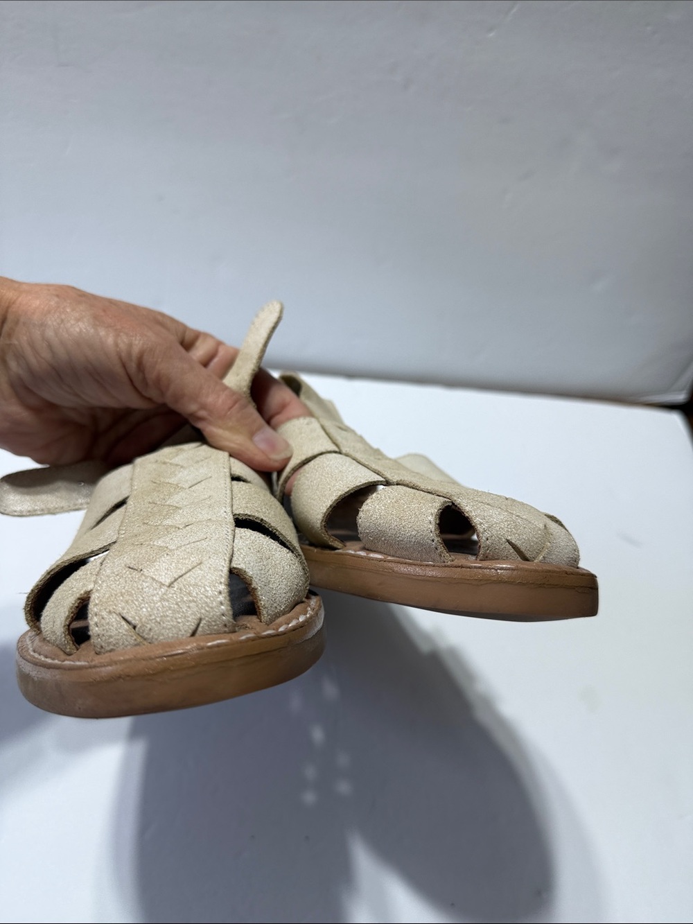 Bernardo Pippa Sand Leather Fisherman Sandals Women’s Size 10M - Picture 4 of 15